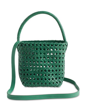 Madewell Handwoven Caned Leather Mini Bag