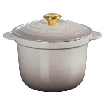 LE CREUSET 萬用窈窕琺瑯鑄鐵鍋 含金頭鍋蓋  肉豆蔻  1個  20cm
