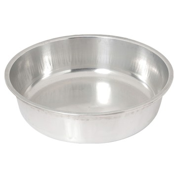 双炮 特厚面盆 67 x 18.5cm  1個  銀色