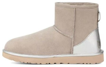 WMNS UGG CLASSIC MINI SHINE BOOTS GOAT