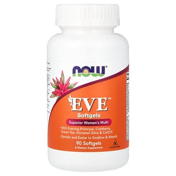 NOW Foods, EVE，高級女性多維生素，90 粒軟凝膠
