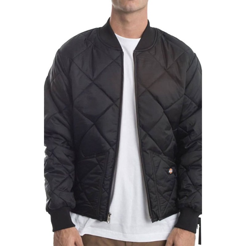 diamond quilted nylon jacket by dickies