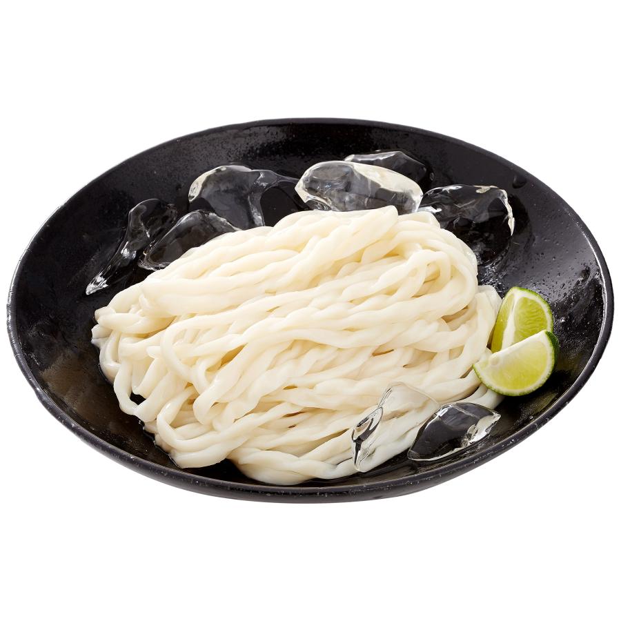 中里商店 桐生うどんの里 桐生の波打うどん ねじれうどん (半生) (300g×10袋)