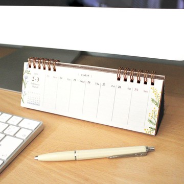 MATOKA 月曆 2026年版 桌曆 環狀 週曆 Cadeau