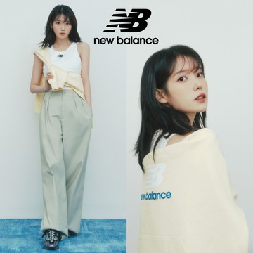 【New Balance】 NB長袖連帽上衣_女性_淺灰/黃色_WT51501AHH/WT51501PRC(IU著用款)