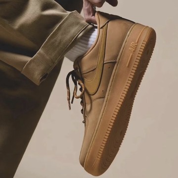 NIKE 休閒鞋 AIR FORCE 1 07 大地色 復古 男 CJ9179-200