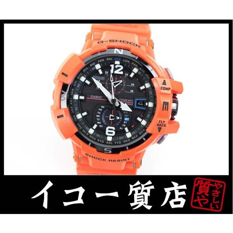 カシオ G-SHOCK GW-A1100R-4ADR スカイコックピット 電波ソーラー 未使用品 【中古】 | LINEショッピング