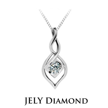 JELY Wonderland 約10分天然真鑽項鍊