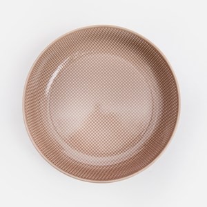 奧可利陶瓷湯盤21.5cm 網紋米