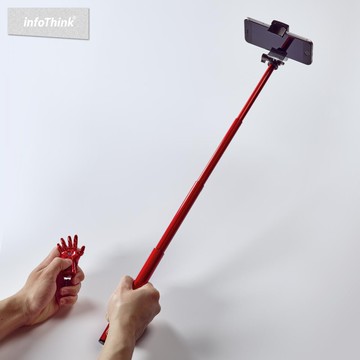 鋼鐵人手盔甲遙控自拍器x自拍桿組 自拍棒 自拍器 藍芽自拍器