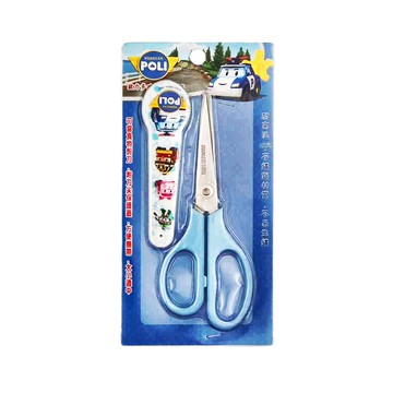 ROBOCAR POLI 波力 多功能安全剪刀 剪刀 + 保護套  1組
