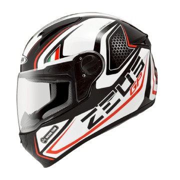 ZEUS 瑞獅 ZS-811  AL3 彩繪 珍珠黑/紅 通風透氣 全罩 安全帽