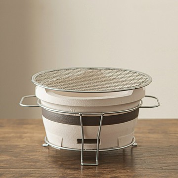 圍爐煮茶燒烤爐家用室內戶外裝備老式打邊爐陶土烤火爐子木炭泥爐 鑫弘-戶外運動