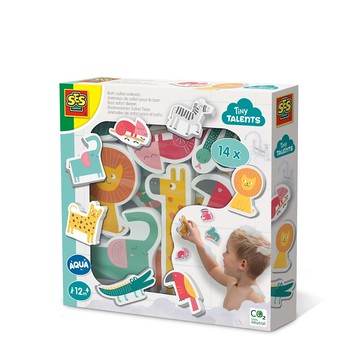 荷蘭SES Creative - 野生動物隨手貼洗澡玩具