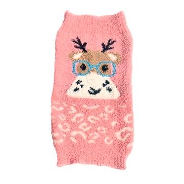 超彈力超保暖嬰兒肚圍 (加厚加長) 40x22公分  粉小鹿