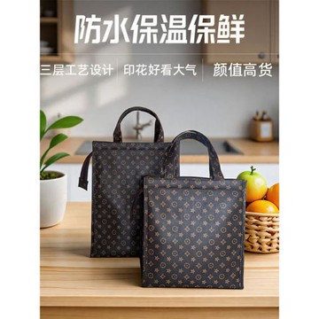 保溫袋鋁箔加厚飯盒手提袋子便當包上班族裝餐盒帶飯拎飯包大容量