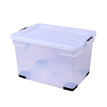 KEYWAY 【 真心良品】簡約透明收納箱90L-1入組TT900