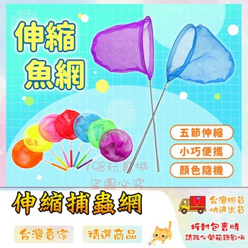 伸縮漁網 撈魚網 捕蟲網 撈蝦網 蝴蝶網 可伸縮漁網 漁網 魚網 昆蟲網 🔥台灣現貨🔥 😽198玩具城😽 W1530
