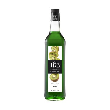 法國1883頂級純天然果露糖漿-奇異果 kiwi1000ml 效期2025.09