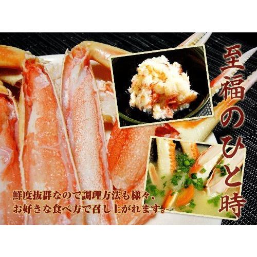 特Aクラス 天然 ズワイガニ 足 3Lサイズ ボイル ずわい蟹 約2kg 甘口仕立