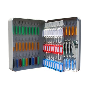 鑰匙收納箱 壁掛式鑰匙箱鑰匙收納盒房產中介物業鑰匙管理柜105位掛鉤密碼鎖 【CM4879】