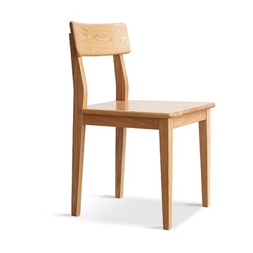 hoi! 源氏木語西雅圖橡木原木色折角餐椅(2入組) Y90S01