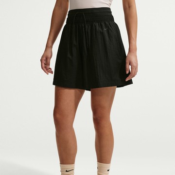 NIKE AS W NSW DOUBLE WAISTBAND SHOR 女短褲 黑-IF0564010