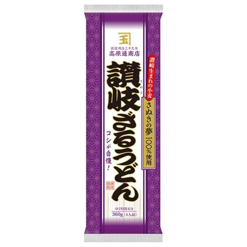 ニップン 高原通商店 讃岐ざるうどん(国産小麦) 360g×25袋入