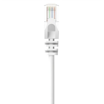 POLYWELL 寶利威爾 網路線 CAT6 PW15-W58-B010  白色  1條  1m