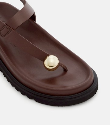 Souliers Martinez Spiaggia leather sandals