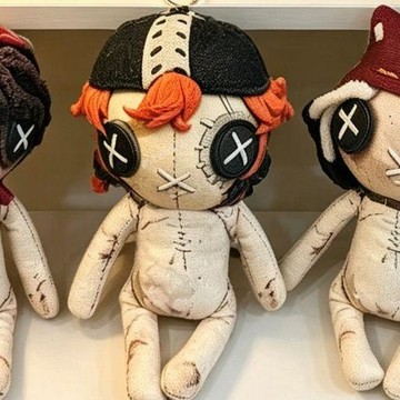 台灣出貨 第五人格小良子老鼠幹掛件 良子老鼠幹玩偶 可擺動姿勢 勘探員傭兵機械師 10到28cm鐵絲骨架 包包吊飾 禮物