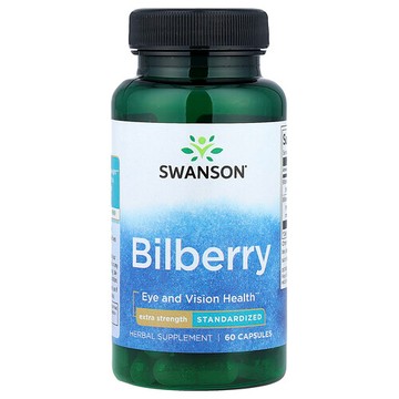 Swanson Vitamins, 優效歐洲越橘，標準化，60 粒膠囊