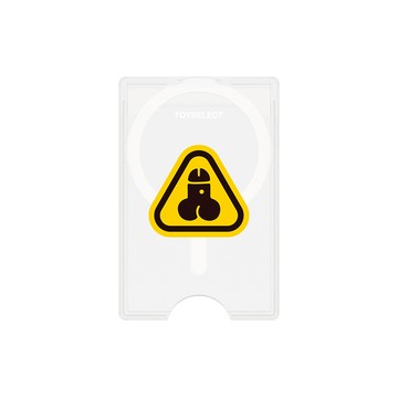 【插畫家聯名】屌面人Lanparman注意ㄐㄐMagSafe磁吸卡片夾