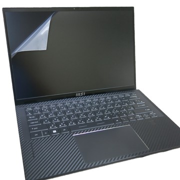 EZstick MSI Summit 14Evo A12M 特殊規格 適用 靜電式筆電LCD液晶螢幕貼 14.4吋寬 螢幕貼