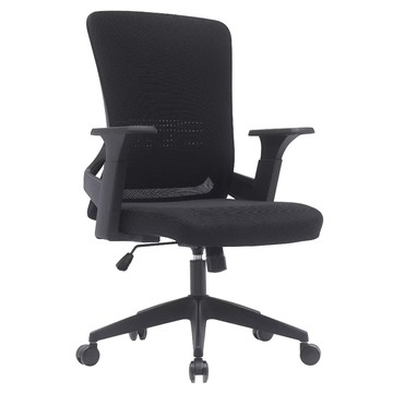 E-home Keto 凱拓 人體工學 透氣網布 電腦椅 可調高度  黑色  65.5 x 58 x 101~109cm