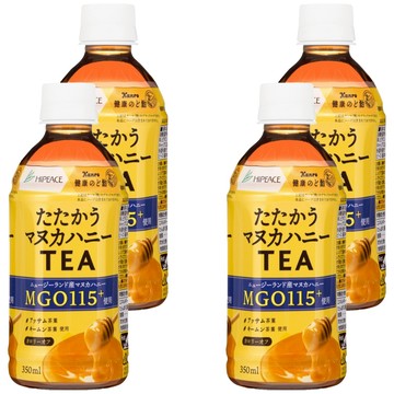 HiPEACE 麥蘆卡蜂蜜風味紅茶  350ml  4個