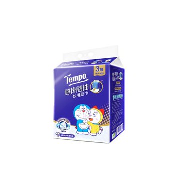 Tempo 哆啦A夢限量版 3層極厚隨掛隨抽妙用紙巾 200抽x12包/箱