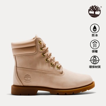 Timberland 女款淺粉色防水6吋靴|A5N35DR1