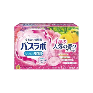 白元HERS碳酸保濕入浴錠12P人氣香氛