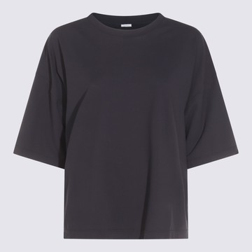 Malo Black Cotton T-shirt