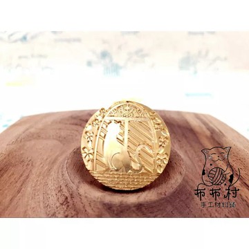 {布布村}26陽光貓咪 火漆印章 封蠟印章頭 手帳裝飾 文創小物 復古火蠟印