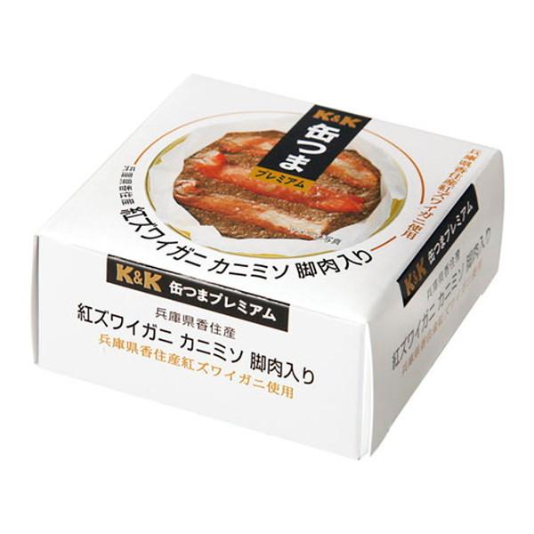 国分 KK 缶つま 国産 紅ズワイガニ カニミソ脚肉入り 60g x6 メーカー直送