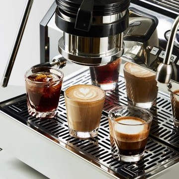 Hero六角玻璃咖啡杯Dirty杯澳白杯拿鐵杯110mL透明意式咖啡玻璃杯