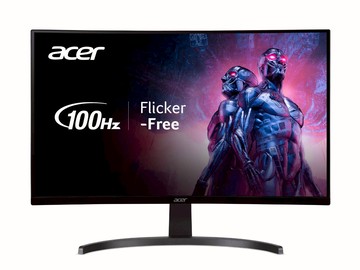 Acer｜ED273U H 27吋100Hz曲面抗閃螢幕