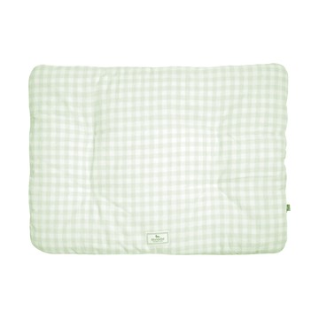 Mon bebe 夢貝貝 雲朵涼感四季床墊  L(90 x 60cm)  綠格  1個