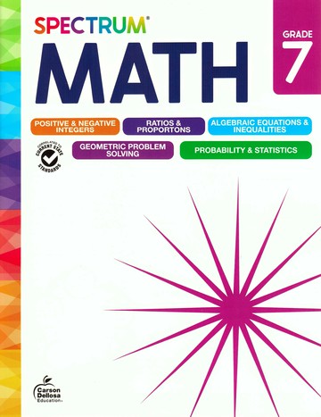 Spectrum Math Workbook, Grade 7 (新版)  Spectrum Craver  Carson Dellosa
