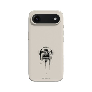 iPhone Air SolidX 貝殼灰 - 迪士尼-星際大戰 Star Wars - R2D2-噴漆黑