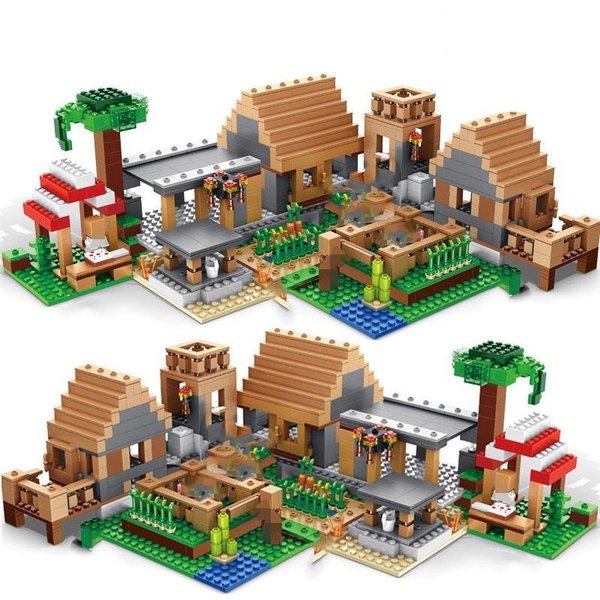 The Village 相当 Lepin マインクラフト ザ ヴィレッジ 海外製品 レゴブロック互換 通販 Lineポイント最大get Lineショッピング