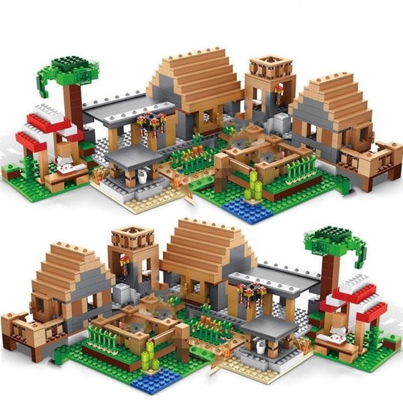 The Village 相当 Lepin マインクラフト ザ ヴィレッジ 海外製品 レゴブロック互換 通販 Lineポイント最大get Lineショッピング