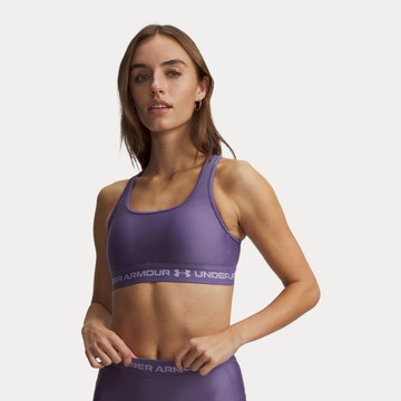 UA 女 Crossback 中衝擊運動內衣-人氣新品